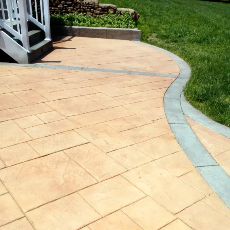 Concrete pool deck